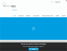 Tablet Screenshot of electrogeloz.com
